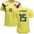 Wholesale Cheap Colombia #15 S.Medina Home Soccer Country Jersey