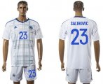 Wholesale Cheap Bosnia Herzegovina #23 Salihovic Away Soccer Country Jersey