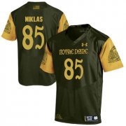 Wholesale Cheap Notre Dame Fighting Irish 85 Troy Niklas Olive Green College Football Jersey