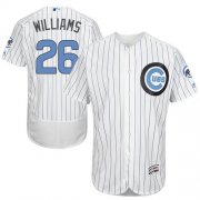Wholesale Cheap Cubs #26 Billy Williams White(Blue Strip) Flexbase Authentic Collection Father's Day Stitched MLB Jersey