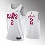 Wholesale Cheap Men's Cleveland Cavaliers #2 Collin Sexton Association Edition Stitched Basketball Jersey