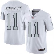 Wholesale Cheap Nike Raiders #11 Henry Ruggs III White Men's Stitched NFL Limited Rush Jersey