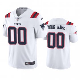 Wholesale Cheap New England Patriots Custom Men\'s Nike White 2020 Vapor Limited Jersey