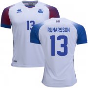 Wholesale Cheap Iceland #13 Runarsson Away Soccer Country Jersey