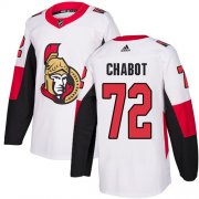Wholesale Cheap Adidas Senators #72 Thomas Chabot White Road Authentic Stitched Youth NHL Jersey