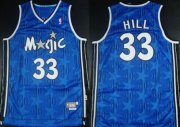 Wholesale Cheap Orlando Magic #33 Grant Hill Blue All-Star Swingman Throwback Jersey