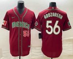 Wholesale Cheap Men's Mexico Baseball #56 Randy Arozarena Number 2023 Red World Classic Stitched Jersey11