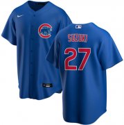 Wholesale Cheap Men's Chicago Cubs #27 Seiya Suzuki Royal Cool Base Stitched Baseball Jersey