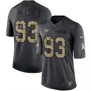 Wholesale Cheap Nike Buccaneers #93 Gerald McCoy Black Men's Stitched NFL Limited 2016 Salute to Service Jersey