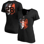 Wholesale Cheap San Francisco Giants #28 Buster Posey Majestic Women's 2019 Spring Training Name & Number V-Neck T-Shirt Black