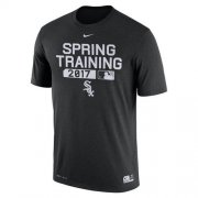 Wholesale Cheap Men's Chicago White Sox Nike Black Authentic Collection Legend Team Issue Performance T-Shirt