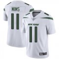 Wholesale Cheap Nike Jets #11 Denzel Mim White Men's Stitched NFL Vapor Untouchable Limited Jersey