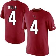 Wholesale Cheap Nike Arizona Cardinals #4 Kevin Kolb Pride Name & Number NFL T-Shirt Red