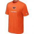 Wholesale Cheap Nike Cincinnati Bengals Big & Tall Critical Victory NFL T-Shirt Orange