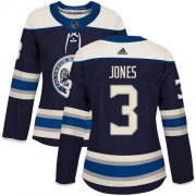Wholesale Cheap Adidas Blue Jackets #3 Seth Jones Navy Alternate Authentic Women's Stitched NHL Jersey
