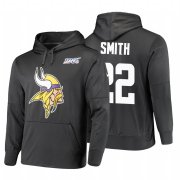 Wholesale Cheap Minnesota Vikings #22 Harrison Smith Nike NFL 100 Primary Logo Circuit Name & Number Pullover Hoodie Anthracite
