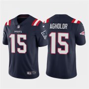 Wholesale Cheap Men's New England Patriots #15 Nelson Agholor Navy Vapor Untouchable Limited Stitched Jersey