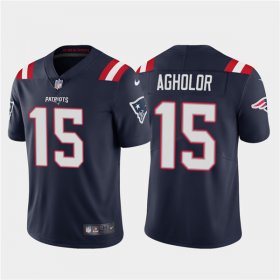 Wholesale Cheap Men\'s New England Patriots #15 Nelson Agholor Navy Vapor Untouchable Limited Stitched Jersey