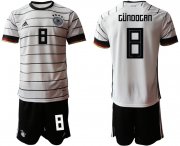 Wholesale Cheap Men 2021 European Cup Germany home white 8 Soccer Jersey2